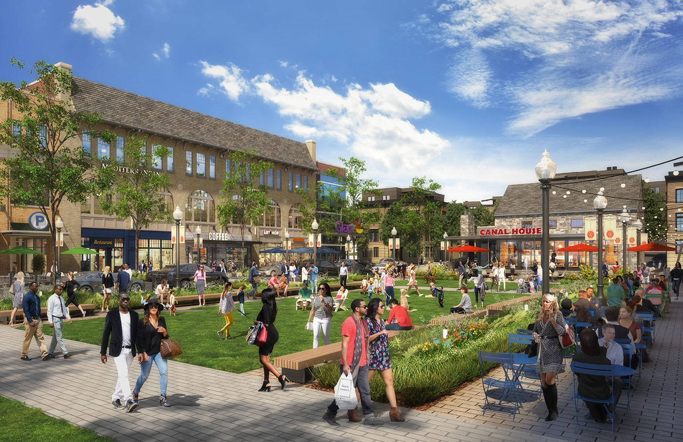 westbard square rendering greenspace